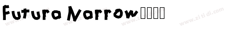 Futura Narrow字体转换